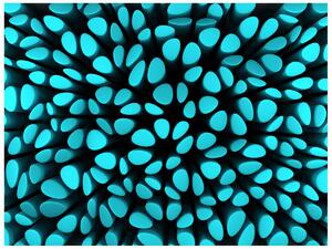 Gario Fototapeta Modré škvrny 3D Veľkosť: 536 x 240 cm, Materiál: Latexová