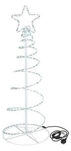 SPRINGOS LED Vianočný stromček - 135cm, 192LED, IP44, studená biela