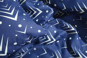 Bavlnené obliečky PLUS predľžené AMITA modré