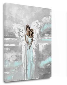 Anjelské obrazy na plátne Nebeské objatie (Kolekcia Nebeskí Strážcovia)