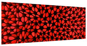 Gario Fototapeta Červené stĺpiky 3D Veľkosť: 268 x 100 cm, Materiál: Latexová