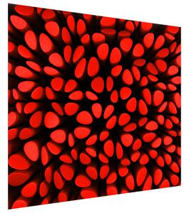 Gario Fototapeta Červené stĺpiky 3D Veľkosť: 110 x 200 cm, Materiál: Latexová