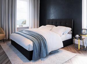 Elegantná posteľ KALINA 180x200, antracit
