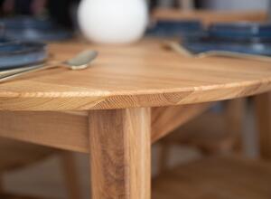 MOOD SELECTION Orbit Stôl rozkladací 110 - 160 cm, dub, farba prírodný dub
