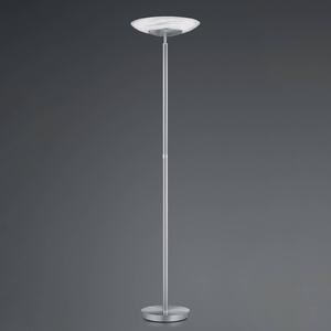 Stojacia LED lampa Findus, 1-plameňová, nikel