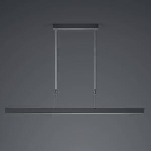 Závesné svietidlo Delta LED, 130 cm, čierne