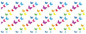 Fototapeta Farebné motýle Materiál: Samolepiaca, Rozmery: 368 x 248 cm