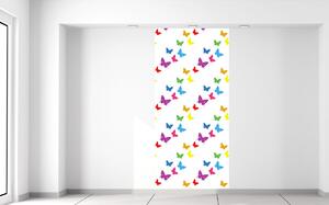 Fototapeta Farebné motýle Materiál: Samolepiaca, Veľkosť: 95 x 205 cm