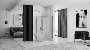 Rea Molier Double, sprchová kabína 100(dvere) x 80(dvere) x 190 cm, 6mm číre sklo, chrómový profil, 50203