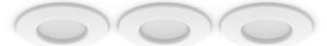 Philips - Sada 3x LED RGBW stmievateľných kúpeľňových podhľadových svietidiel Hue SLIM LED/8,3W/230V IP44