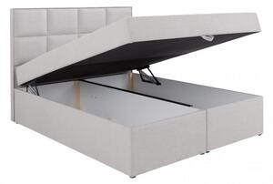 Čalúnená posteľ boxspring 180x200 SAMANTA - čierna