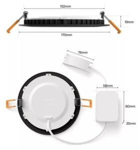 Philips -LED RGBW Stmievateľné kúpeľňové podhľadové svietidlo Hue SLIM LED/12W/230V IP44