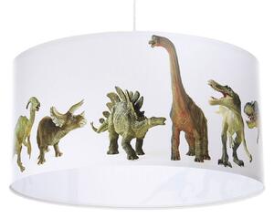 Závesná lampa do detskej izby Dino s motívom fotografie