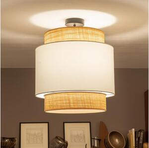 Brilagi - LED Prisadený luster CERIA 1xE27/60W/230V pr. 40 cm čierna/béžová/biela