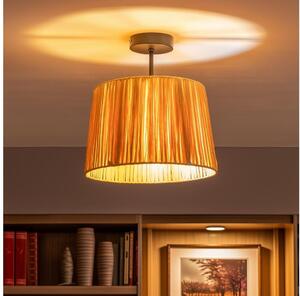 Brilagi - LED prisadený luster CERIA BOHO 1xE27/60W/230V priemer 30 cm čierna/rafia