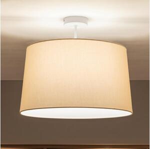 Brilagi - LED Prisadený luster CERIA 1xE27/60W/230V pr. 45 cm biela/béžová