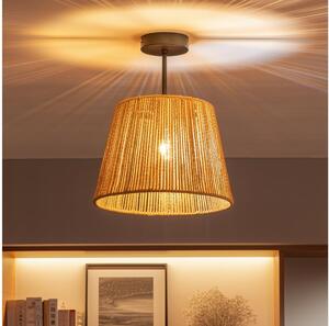 Brilagi - LED prisadený luster CERIA BOHO 1xE27/60W/230V pr. 28 cm čierna/hnedá