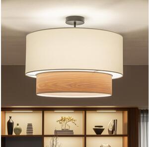 Brilagi - LED prisadený luster CERIA 1xE27/60W/230V pr. 50 cm čierna/biela/béžová