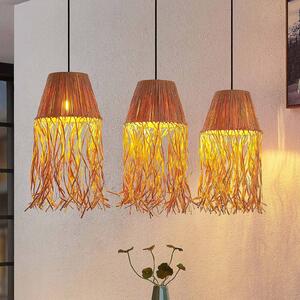 Lindby Liridona papierová závesná lampa, 3-pl