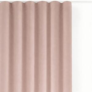 Svetloružový zamatový dimout záves 140x175 cm Velto – Filumi