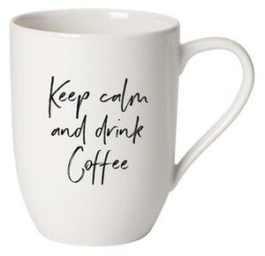Villeroy & Boch Statement hrnček "Keep calm and drink coffee", 0,34 l 10-1621-9652