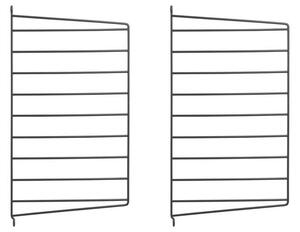 String Nástenný panel String Wall 50 x 30, 2 ks, black