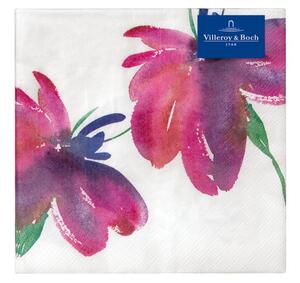 Villeroy & Boch Artesano Flower Art servítky s kvetmi, 33 x 33 cm 35-5375-0189