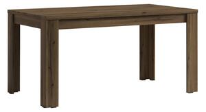 Jedálenský stôl AVINON, 160x80x90, dub noble/čierna