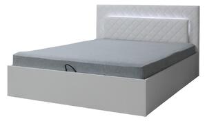 Manželská posteľ PANARA, 160x200, biela