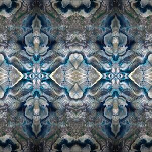 Sivo-modrá abstraktná vliesová fototapeta Z80076 Philipp Plein, Zambaiti Parati