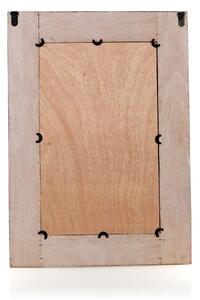 Dekorstudio Zrkadlo v drevenom ráme 60x84,5cm - hnedé