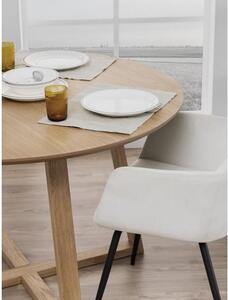 Okrúhly stôl z brezového dreva Malika, Ø 120 cm