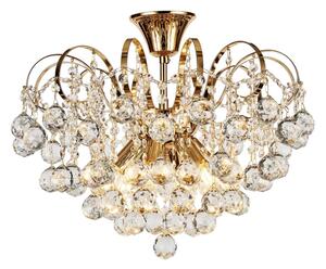 Brilagi - Prisadený luster CRYSTAL 6xE14/60W/230V zlatá