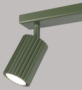 Sollux SL.1618 - Bodové svietidlo KARBON 2xGU10/10W/230V zelená