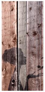 Gario Fototapeta Láska na dreve Veľkosť: 95 x 205 cm, Materiál: Latexová