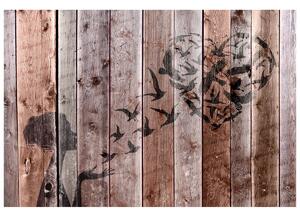 Fototapeta Láska na dreve Materiál: Samolepiaca, Rozmery: 95 x 205 cm