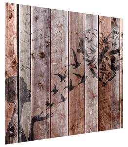 Fototapeta Láska na dreve Materiál: Samolepiaca, Rozmery: 95 x 205 cm