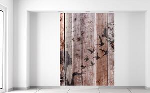 Gario Fototapeta Láska na dreve Veľkosť: 95 x 205 cm, Materiál: Latexová