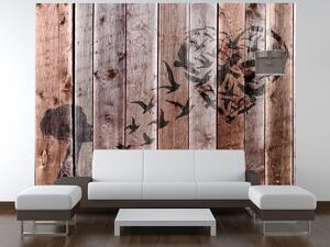 Gario Fototapeta Láska na dreve Veľkosť: 200 x 150 cm, Materiál: Latexová