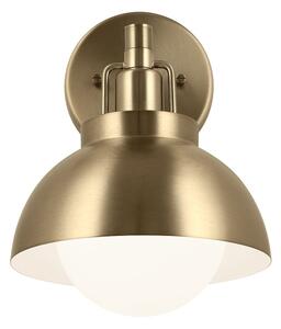 Kichler KL-NIVA-1W-1P-CPZ - Nástenná lampa NIVA 1xE27/40W/230V mosadz
