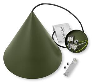 Závesné svietidlo na lanku ETNA II 1xE27/15W/230V pr. 25 cm zelené