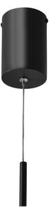 LED závesné svietidlo na lanku PUMA LED/10W/230V pr. 15 cm čierne