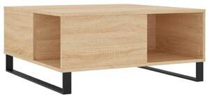 Konferenčný stolík dub sonoma 80x80x36,5 cm spracované drevo