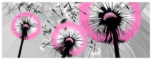 Gario Fototapeta Jemné ružové púpavy Veľkosť: 268 x 240 cm, Materiál: Latexová
