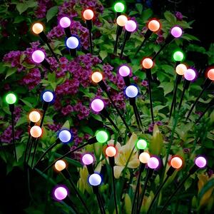 Bezdoteku LEDSolar vonkajšie svetlo Svetluška multicolor 2 ks, bezdrôtové, iPRO, 1W, multicolor farba
