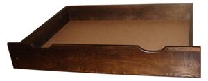 Zásuvka pod posteľ, 57x150 cm, dub-lak