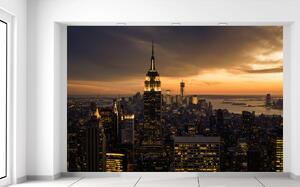 Fototapeta New York pri západe slnka Materiál: Samolepiaca, Veľkosť: 200 x 135 cm