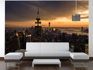 Fototapeta New York pri západe slnka Materiál: Samolepiaca, Rozmery: 200 x 135 cm