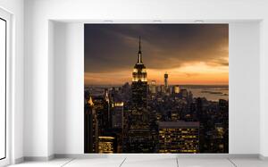 Fototapeta New York pri západe slnka Materiál: Samolepiaca, Veľkosť: 268 x 240 cm