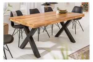 Massive home | Jídelní stůl 160x90 z mangového dřeva Iron Craft 70mm 40012